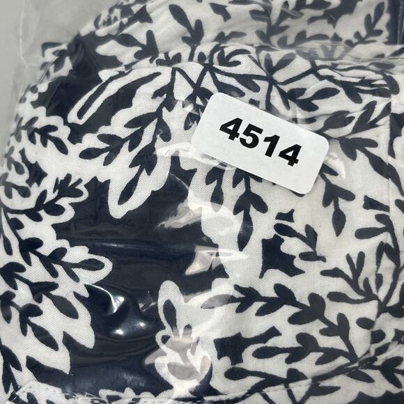 THML Babydoll Dress Small Blue White Floral V Neck Cap Sleeve Cottage Coastal - Picture 12 of 12